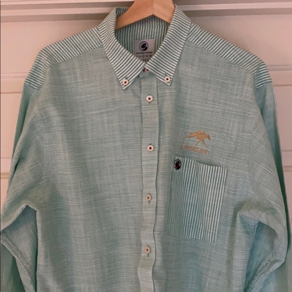 Southern Proper Keeneland Pocket Buttondown